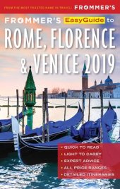 book Frommer's EasyGuide to Rome, Florence and Venice 2019