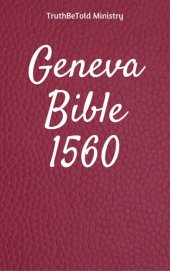 book Geneva Bible 1560