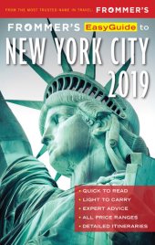 book Frommer's EasyGuide to New York City 2019