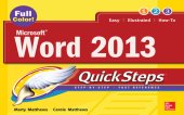 book Microsoft® Word 2013 QuickSteps