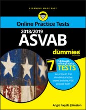 book 2018/2019 ASVAB For Dummies with Online Practice