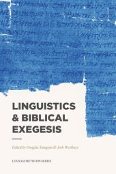 book Linguistics & Biblical Exegesis