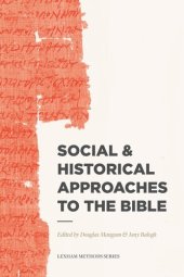 book Social & Historical Approaches to the Bible