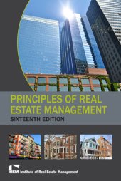 book Principles of Real Estate Management