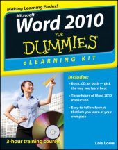 book Word 2010 eLearning Kit For Dummies