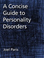 book A Concise Guide to Personality Disorders