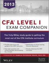 book Cfa Level I Exam Companion: The 7city / Wiley Study Guide to Getting the Most Out of the Cfa Institute Curriculum