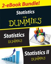 book Statistics I & II For Dummies 2 eBook Bundle: Statistics For Dummies & Statistics II For Dummies