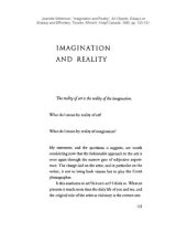 book Imagination and Reality