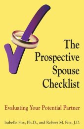 book The Prospective Spouse Checklist: Evaluating Your Potential Partner