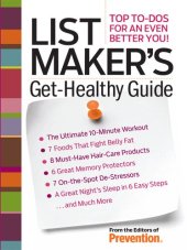 book List Maker's Get-Healthy Guide: Top To-Dos for an Even Better You!