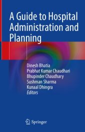 book A Guide to Hospital Administration and Planning