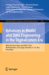 book Advances in Model and Data Engineering in the Digitalization Era: MEDI 2022 Short Papers and DETECT 2022 Workshop Papers, Cairo, Egypt, November 21–24, 2022 Proceedings