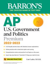 book AP U.S. Government and Politics Premium, 2022-2023: 6 Practice Tests + Comprehensive Review + Online Practice