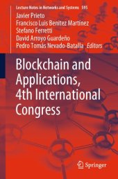 book Blockchain and Applications, 4th International Congress