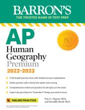 book AP Human Geography Premium, 2022-2023: 6 Practice Tests + Comprehensive Review + Online Practice