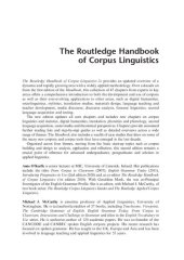 book The Routledge Handbook of Corpus Linguistics