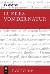 book Von der Natur: Lateinisch-deutsch