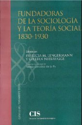 book Fundadoras de la sociología y la teoría social 1830-1930