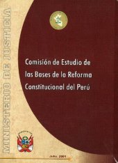 book Comisión de Estudio de las Bases de la Reforma Constitucional del Perú