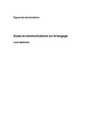 book Essais et communications sur le langage