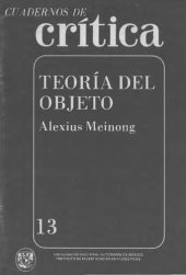 book Teoria Del Objeto