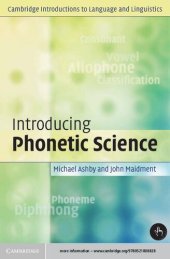 book Introducing Phonetic Science