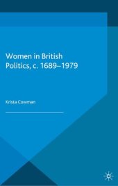 book Women in British Politics, c.1689-1979