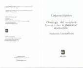 book ONTOLOGÍA DEL ACCIDENTE