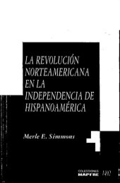 book La Revolución Norteamericana en la Independencia de Hispanoamérica