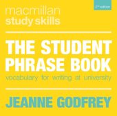 book The Student Phrase Book - Vocabulary for Writing at University (Better Bookmarked)