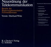 book Neuordnung der Telekommunikation; Bericht der Regierungskommission Fernmeldewesen