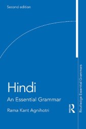 book Hindi: An Essential Grammar