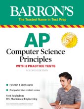 book AP Computer Science Principles with 3 Practice Tests