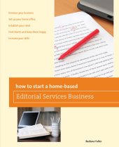 book How to Start a Home-based Editorial Services Business