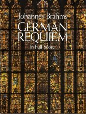 book German Requiem in Full Score