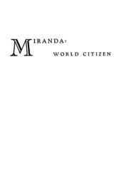 book Miranda: World Citizen