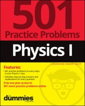 book Physics I: 501 Practice Problems For Dummies (+ Free Online Practice)