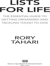 book Lists for Life: The Essential Guide to Getting Organized and Tackling Tough To-Dos