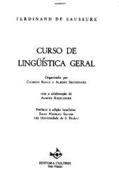 book Curso de Lingüística Geral