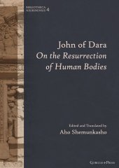 book John of Dara On The Resurrection of Human Bodies