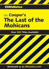 book CliffsNotes on Cooper's The Last of the Mohicans