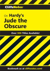 book Cliffsnotes on Hardy's Jude the Obscure