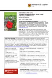 book Flowers in the Wall: Truth and Reconciliation in Timor-Leste, Indonesia, and Melanesia