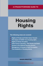 book A Straightforward Guide To Housing Rights