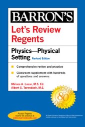 book Let's Review Regents: Physics—The Physical Setting Revised Edition