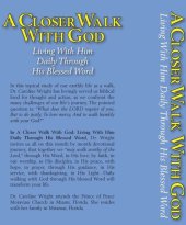 book A Closer Walk With God