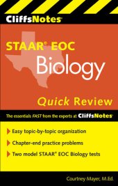 book CliffsNotes STAAR EOC Biology Quick Review