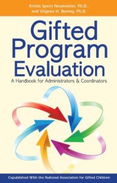 book Gifted Program Evaluation: A Handbook for Administrators and Coordinators