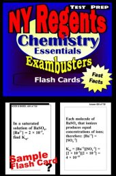 book NY Regents Chemistry Test Prep Review - Exambusters Flashcards: New York Regents Exam Study Guide